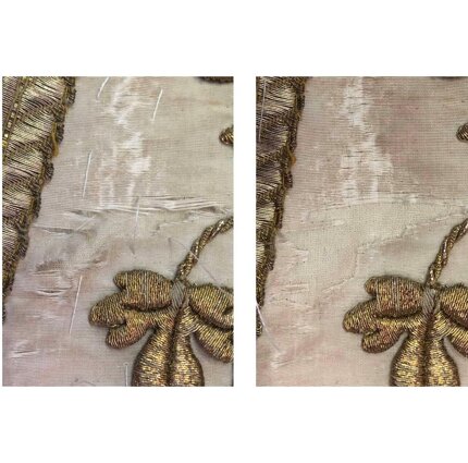 Restauro della lacuna di una pianeta, inizio XX secolo