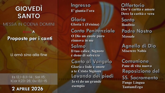 giovedi' santo 2 aprile 2026.jpeg