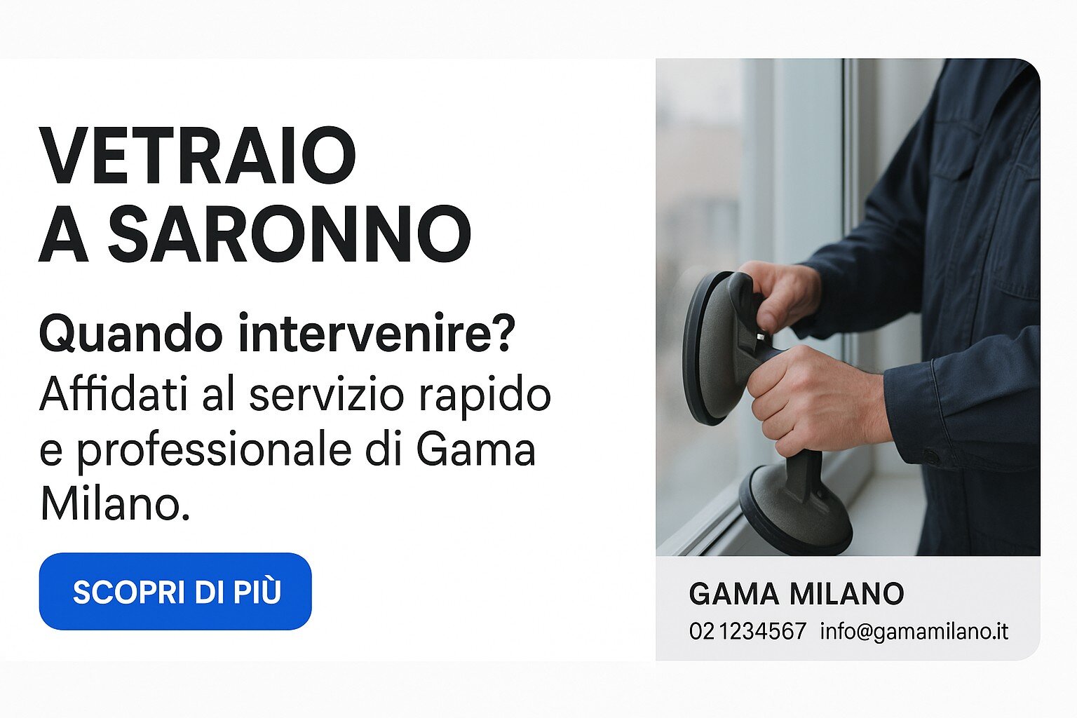Vetraio a Saronno: quando serve e a chi rivolgersi