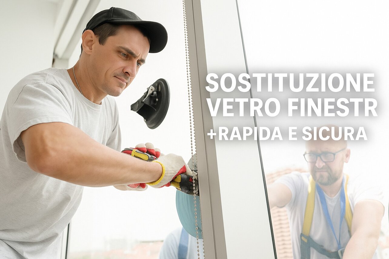 Sostituzione vetri finestra entro 24 ore a Saronno, Vetraio a Saronno-Gama Milano