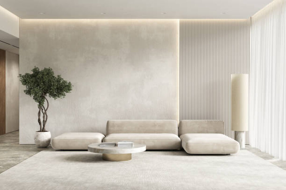 Parete e soffitto in cartongesso, strip led a rifrazione a Como-Gama Milano