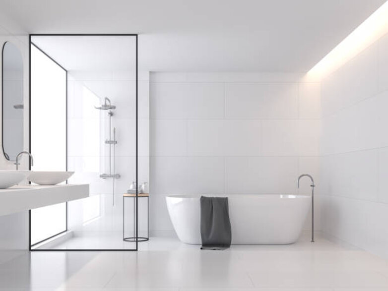 Divisorio bagno in vetro su misura a Milano-Gama Milano