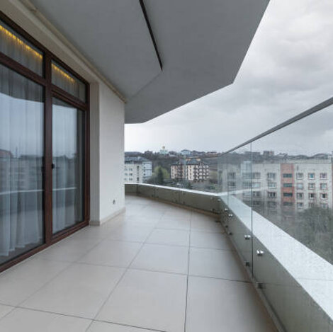 Parapetto in vetro Terrazzo-Milano-Gama Milano