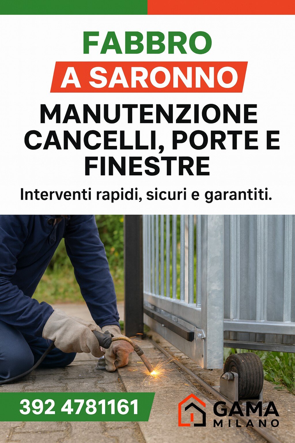 Fabbro a Saronno – Manutenzione Cancelli, Porte e Finestre