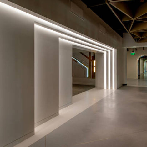 Controsoffitto in Cartongesso e Pareti Divisorie, Illuminazione led a Saronno-Gama Milano