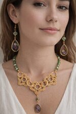 set-collana-e-orecchini-in-filigrana-con-pendente-vintage