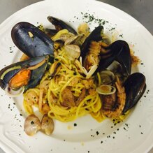 Spaghetti con frutti di mare