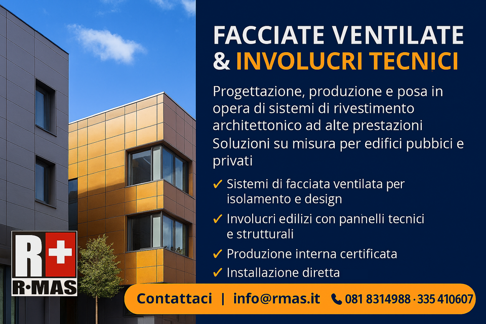facciate ventilate, involucri edilizi, rivestimenti architettonici