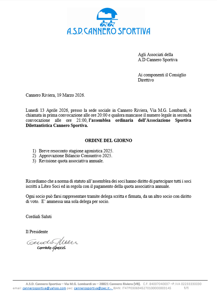 assemblea ordianria aprile