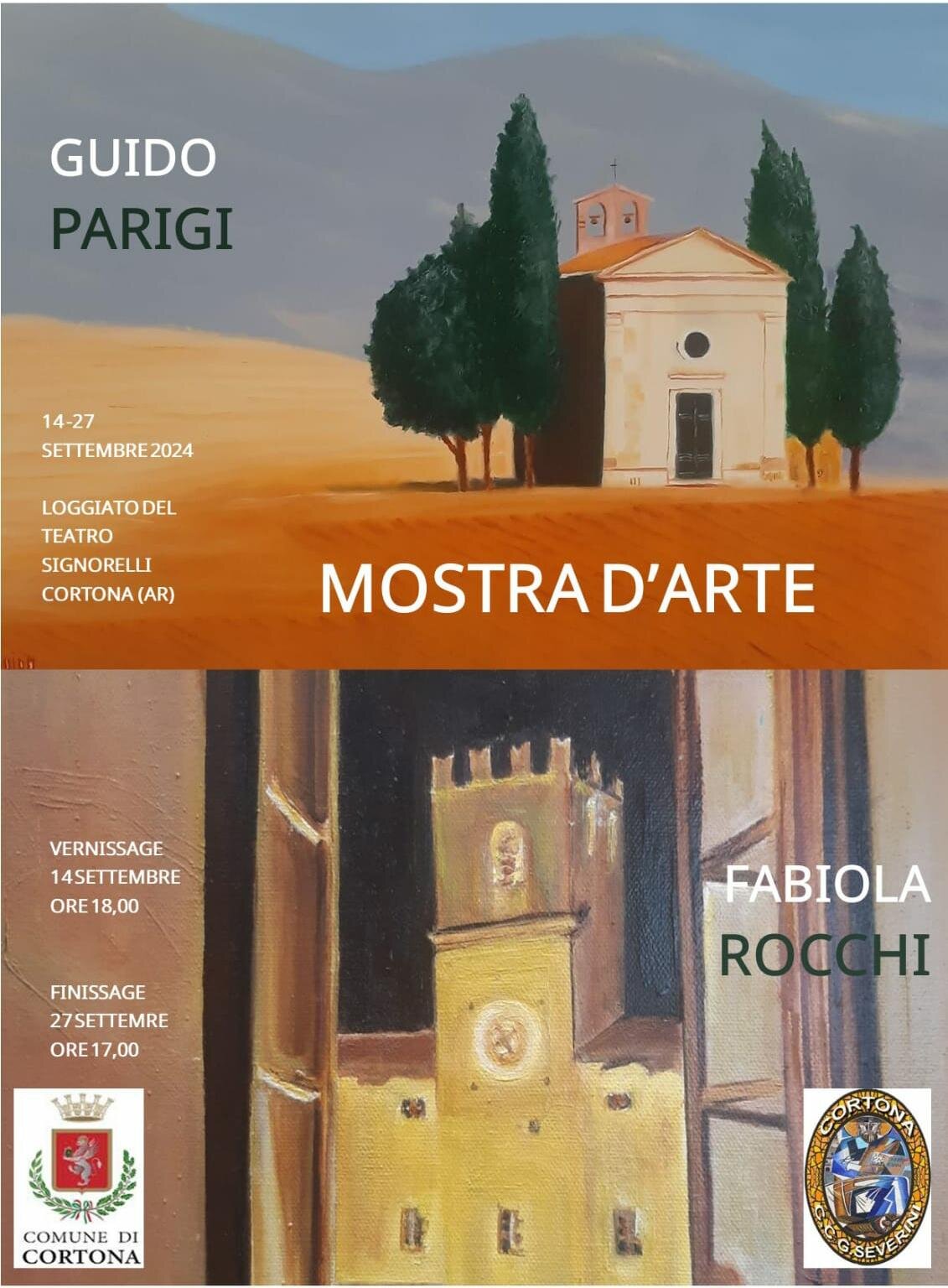 Mostra di Guido Parigi e Fabiola Rocchi (14-27 settembre 2024)