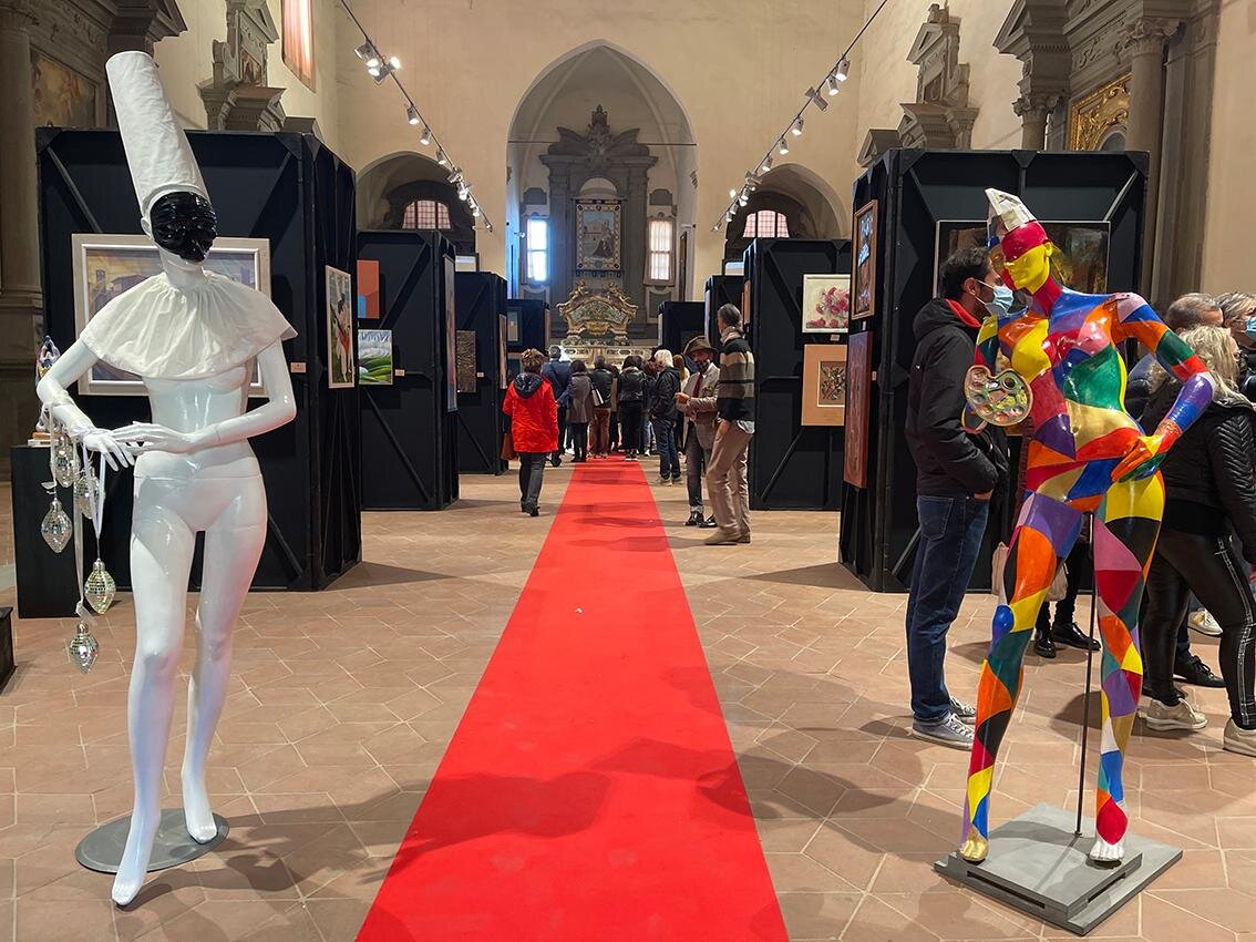 La nostra gloriosa mostra internazionale al Centro Convegni "Sant'Agostino" di Cortona