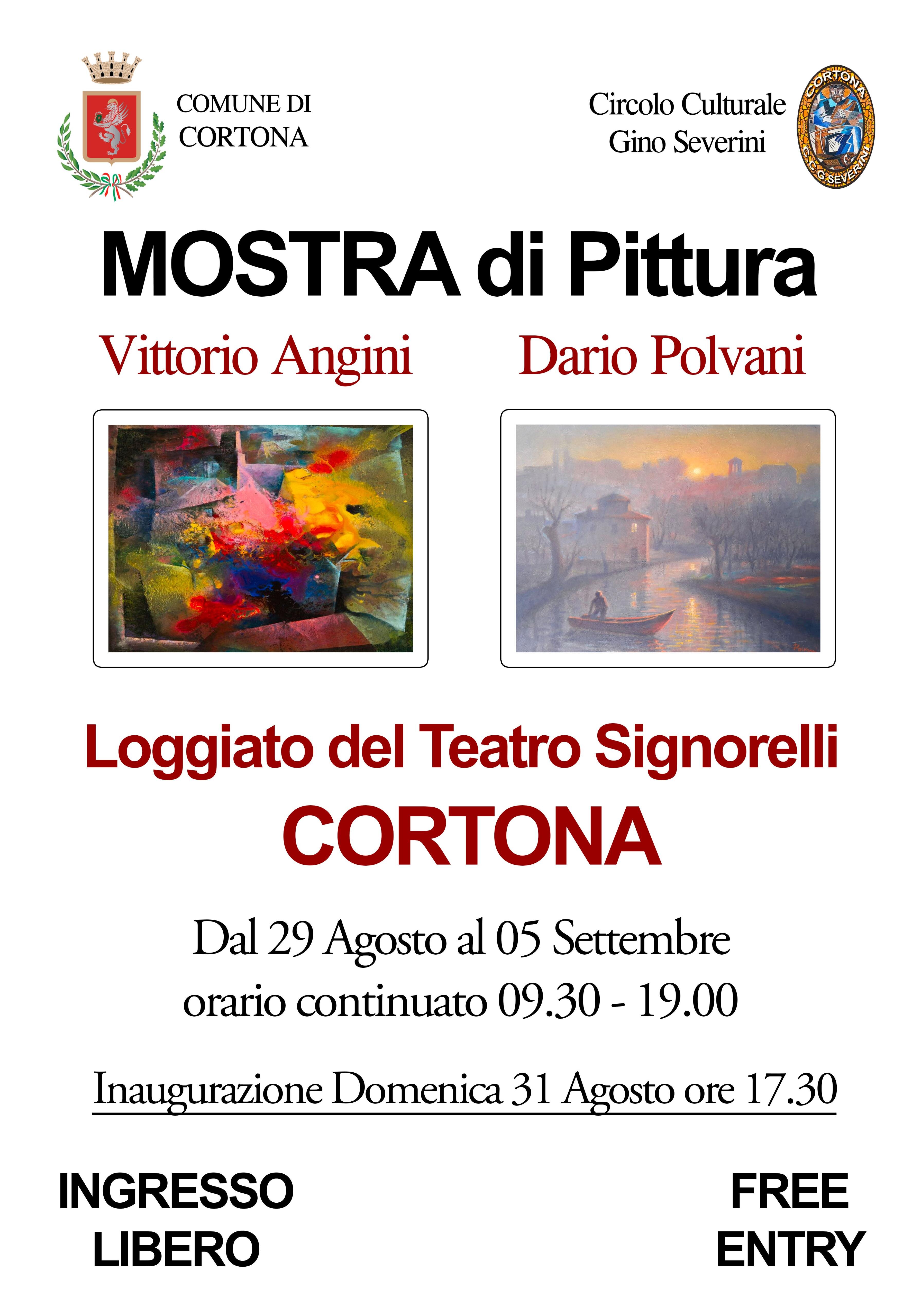 Inaugurazione Mostra Polvani e Angini – agosto e settembre 2025