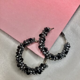 cerchietti neri cerchietti in onice ed ematite