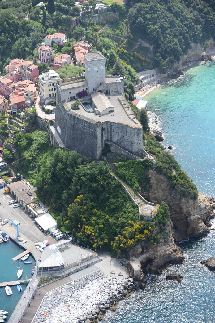 Il castello di Lerici ed il suo promontorio