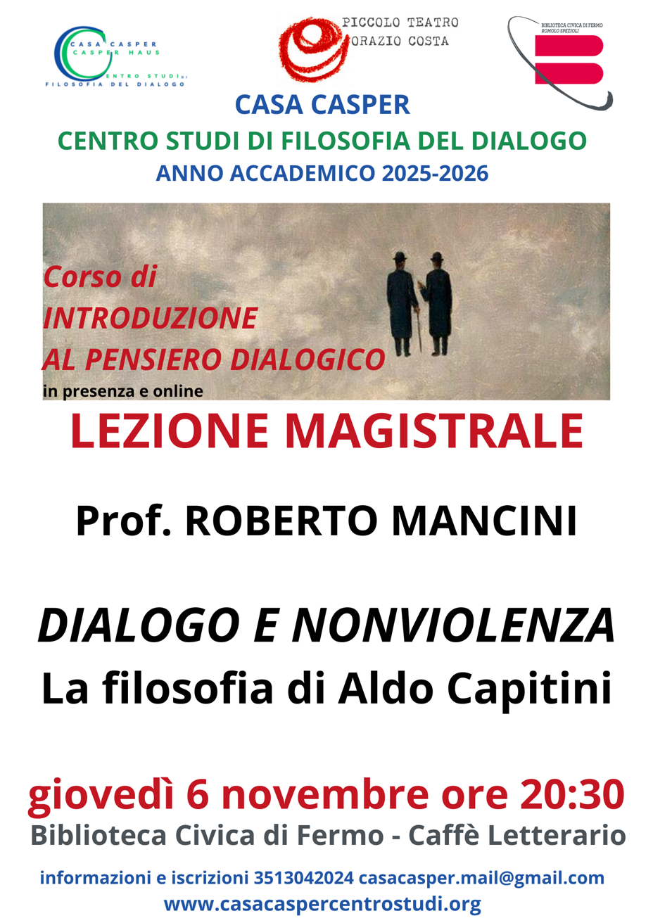 lezione magistrale - prof. roberto mancini lezione magistrale - prof. roberto mancini
